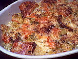 Image : Gratin de pâtes aux ognasses façon landaise