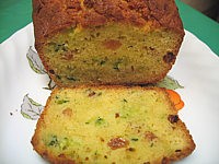 Image : Cake sucré aux courgettes