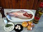Ingrédients pour la recette : Gigot au thym