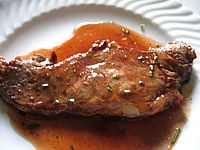 Recettes rapides : Contre-filets au parfum de Porto