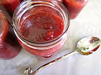Image : Confiture de fraises à la crème de coco