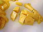 Fraises et mangue au caramel - 7.3