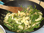 Crumble aux haricots verts et sa crème d'ail - 9.2