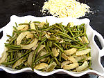 Crumble aux haricots verts et sa crème d'ail - 17.2
