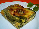 Au micro-ondes : Clafoutis aux haricots