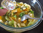Gâteau de riz farci et sa salade de fruits - 18.3