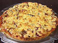 Image : Crumble aux prunes et aux bananes