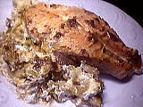 Image : recette Gratin de saumon au mascarpone