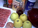 Ingrédients pour la recette : Chou rouge aux pommes