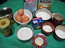 Ingrédients pour la recette : Gâteau aux ananas