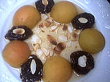 Image : Abricots et pruneaux au sirop