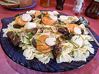 Image : Coquilles Saint-Jacques aux farfalles