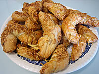 Image : Croissants à l'emmental et graines de sésame