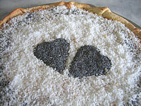 pavot : Clafoutis à la noix de coco