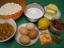 Ingrédients pour la recette : Cake aux fruits confits