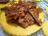 Image : Galettes de polenta aux courgettes
