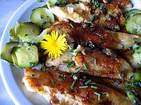Image : Filets de merlan aux câpres et courgettes