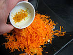 Carottes à la mandarine et aux raisins - 11.2
