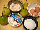 Ingrédients pour la recette : Clafoutis aux poires