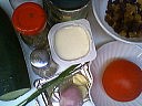 Ingrédients pour la recette : Concombre "minceur"