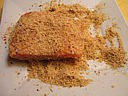 Filets de truite panés aux noisettes - 12.2