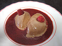 Image : Glace au chocolat café