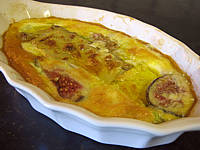 Image : Flans de foie gras aux panais et aux figues