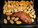 Cuisse de dinde rôtie aux rattes - 10.1