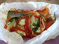 Image : Filets de truite en papillotes