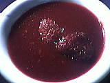 Image : Coulis de framboises
