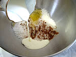 Gâteau "cococitron" et sa crème de poire - 12.2