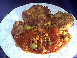 Image : Galettes de riz à la tomate