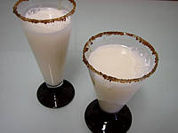 Image : Cocktail gin et lait d'amande