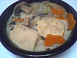 Image : Blancs de poulet en blanquette