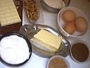 Ingrédients pour la recette : Brownies au chocolat blanc