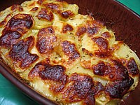 Image : Gratin de pommes de terre à la mozzarella