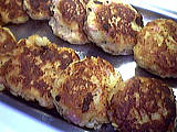 Image : Galettes au jambon et pommes de terre