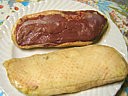 Ingrédients pour la recette : Magret de canard grillé