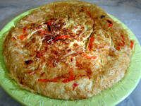 Image : Omelette végétarienne à la chinoise