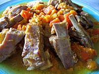 Image : Poitrine de porc aux patates douces
