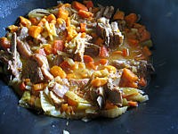 Image : Poitrine de porc aux patates douces