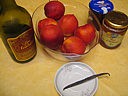 Ingrédients pour la recette : Nectarines vanillées glacées au miel