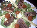 Image : Salade magret au Cantal