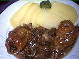 Image : Poulet au vin rouge