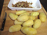 Salade aux restes de pommes de terre vapeur et chèvre - 1.1