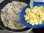 Sauté de porc au brie et aux cèpes - 17.2