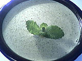 Image : Soupe de laitue à la menthe