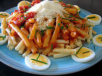 Image : Macaronis aux oeufs