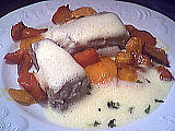Image : Roussette sauce au vin blanc