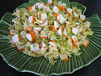 Cuisine diététique : Tagliatelles au surimi